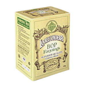 Mlesna BOP Pure Ceylon Loolecondera Fanning Superior Quality Loose Black Tea – 200g
