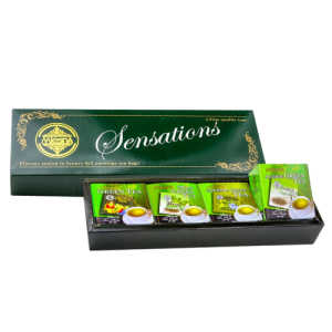 Mlesna Sensations Luxury Foil Envelope Green Tea Bags – 80g