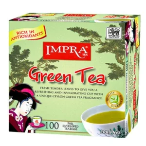 Green Tea  Gift pack – 100 Tea Bags – Impra Tea