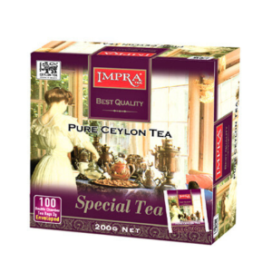 Impra  Pure Ceylon Special Tea 100 Tea Bags – Gift pack