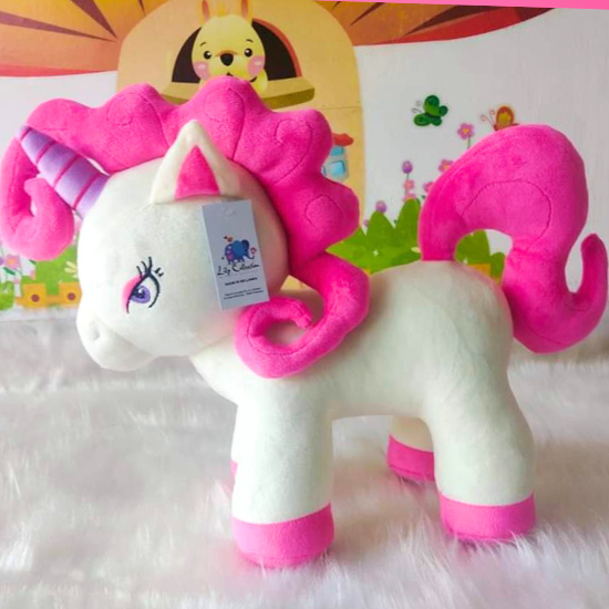 Unicorn Pink Color Sri Lanka Soft toys for kids Unicorn Pink Color Sri Lanka Soft toys for kids