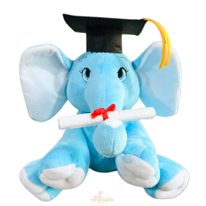 Graduation Elephant Soft Toy – Gift toys