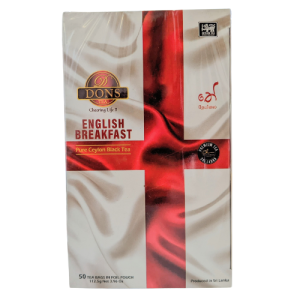 Dons Ceylon English Breakfast Tea – 50 Ceylon black tea bags