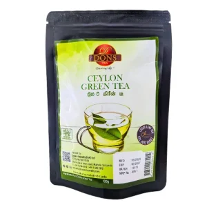 Ceylon Green Tea – Loose leaf tea 100g – by Dons